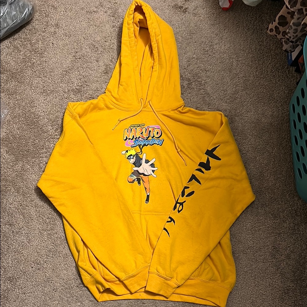 Naruto Shippuden Yellow Hoodie